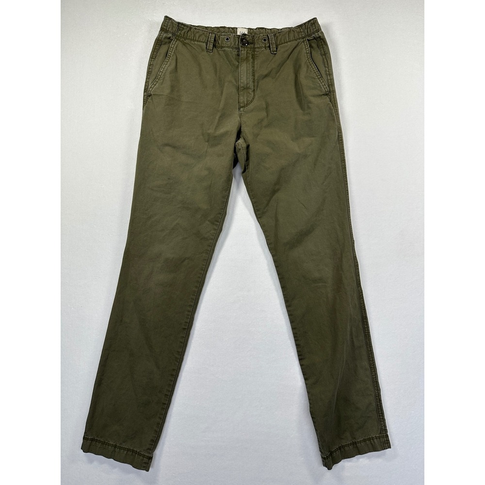Gap Surplus Chino Pants 30 Olive Green Ripstop Cotton Utility Gorpcore Military